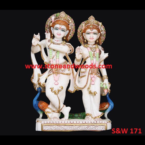Lord Radha Krishna Statue S&W 171