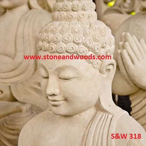 Gautam Buddha Marble Statues S&W 318
