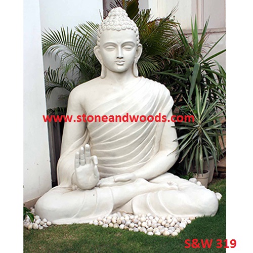 Gautam Buddha Marble Statues S&W 319